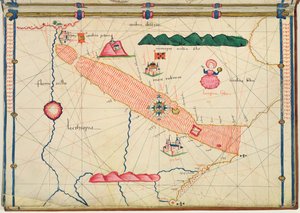 Ms Ital 550.0.3.15 fol.6r Mapa de Egipto, de 